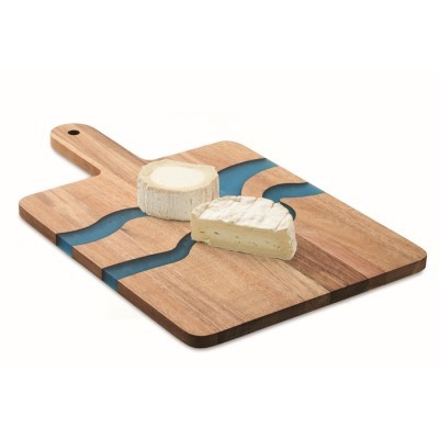 Tabla de cortar personalizable de madera de acacia